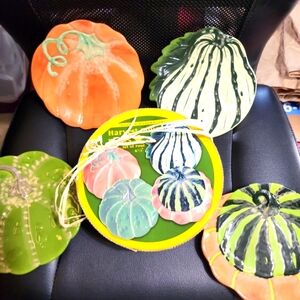 Boston Warehouse Harvest Gourd Plates